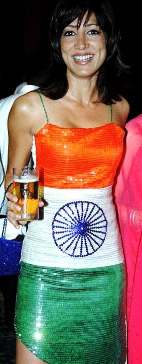 The only Indian flag dress I could find :(